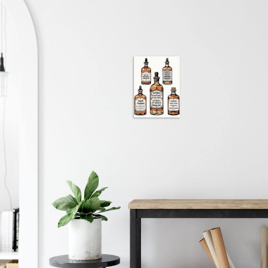 Apothecary Dark Humour A1 Art Print Poster Wall Art UK — Art Print | Wild Thread Co