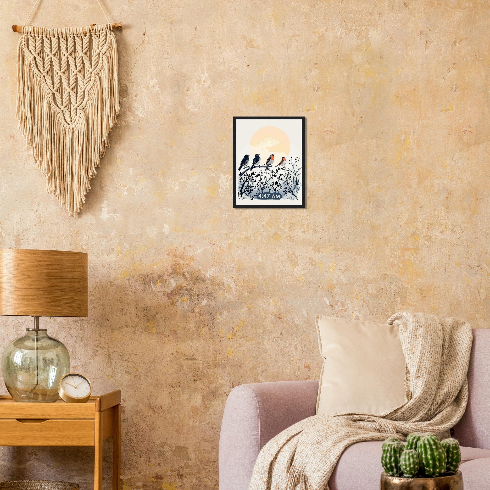 Dawn Chorus Pre-dawn Birds Framed Print — Framed Art Print | Wild Thread Co