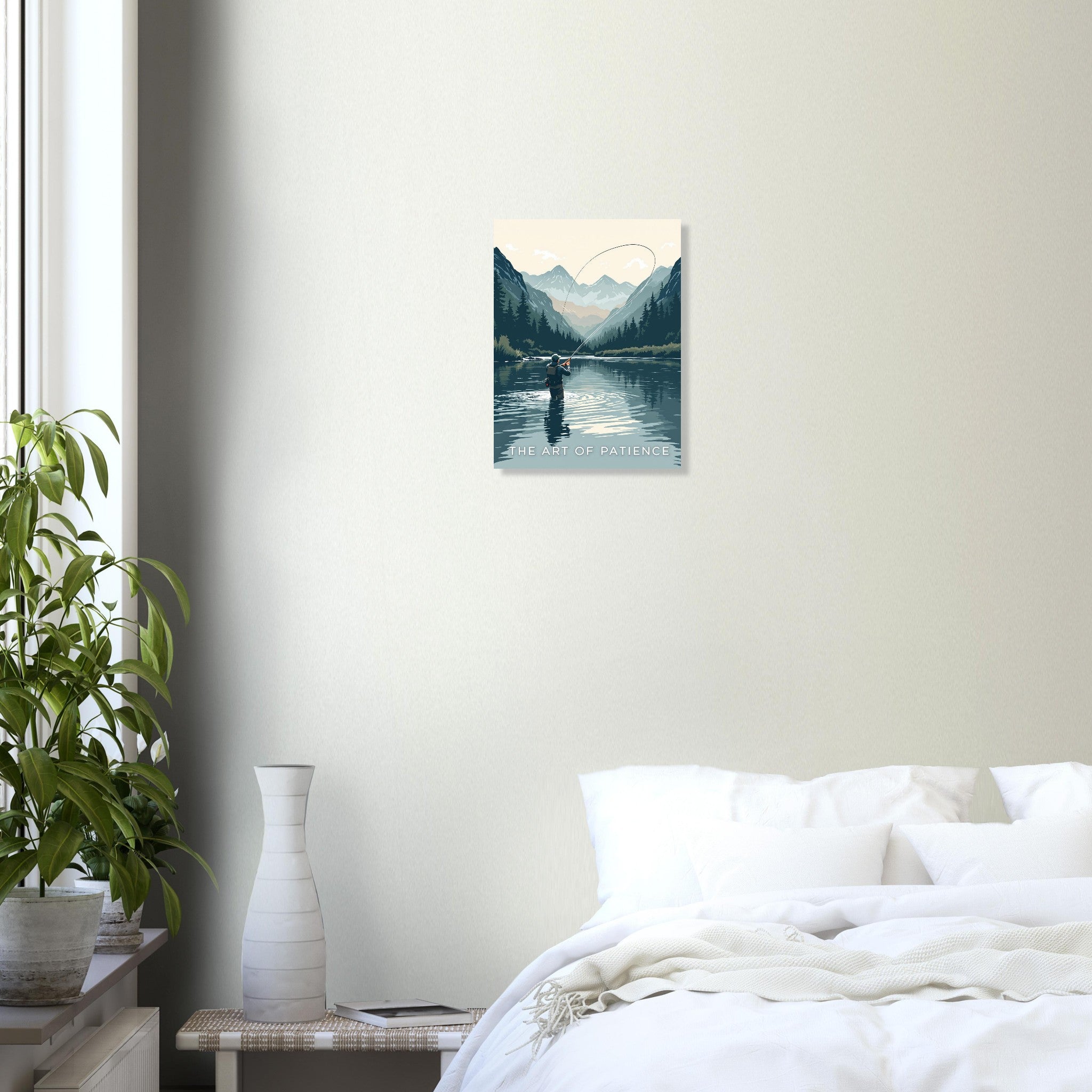 Salmon Fly Fishing Art Art Print Art Print — detail view | Wild Thread Co