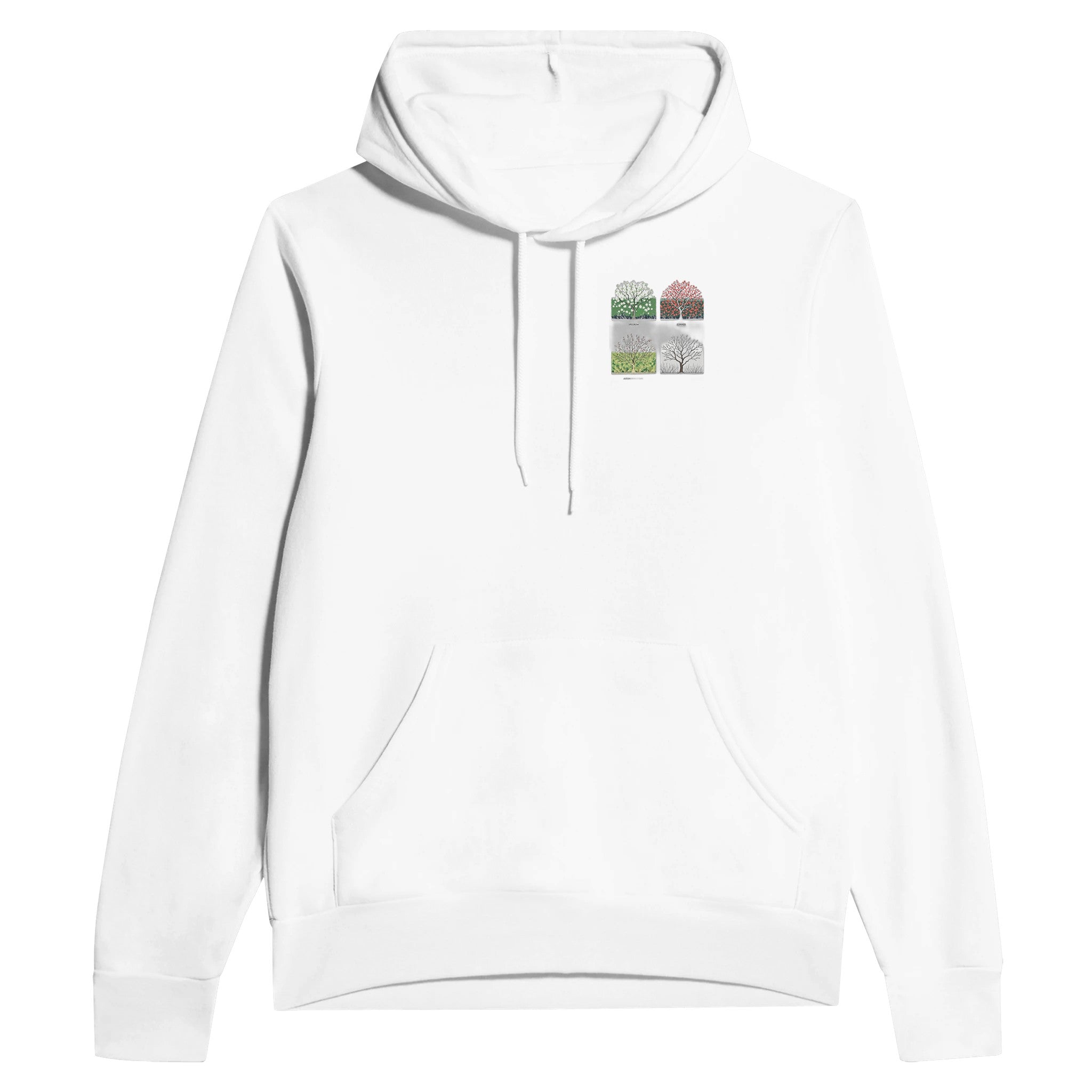 Hedgerow Four Seasons Panels — Hoodie | Wild Thread Co UK