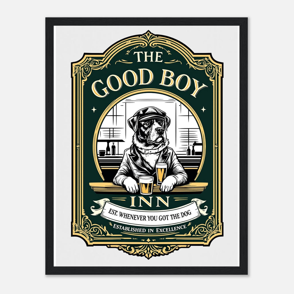 Dog Dad Pub Print Material — detail view | Wild Thread Co