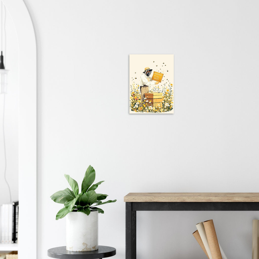 Beekeeper Gift Art Print Poster Wall Art UK — Art Print | Wild Thread Co