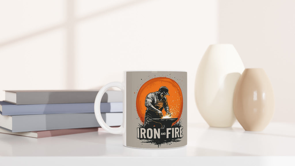 Blacksmith Forge Sparks Mug Coffee Tea Ceramic 11oz — Mug | Wild Thread Co