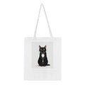 Tuxedo Cat Gentleman Tote Bag Cotton Shopper UK — Tote Bag | Wild Thread Co UK