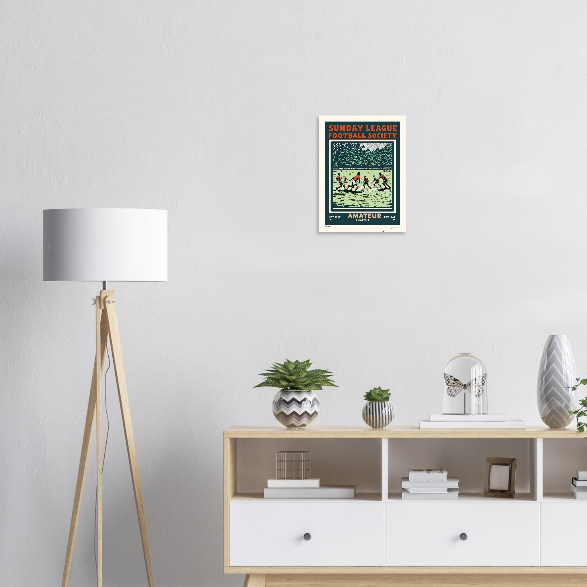 Sunday League Vintage Travel Poster — Art Print | Wild Thread Co