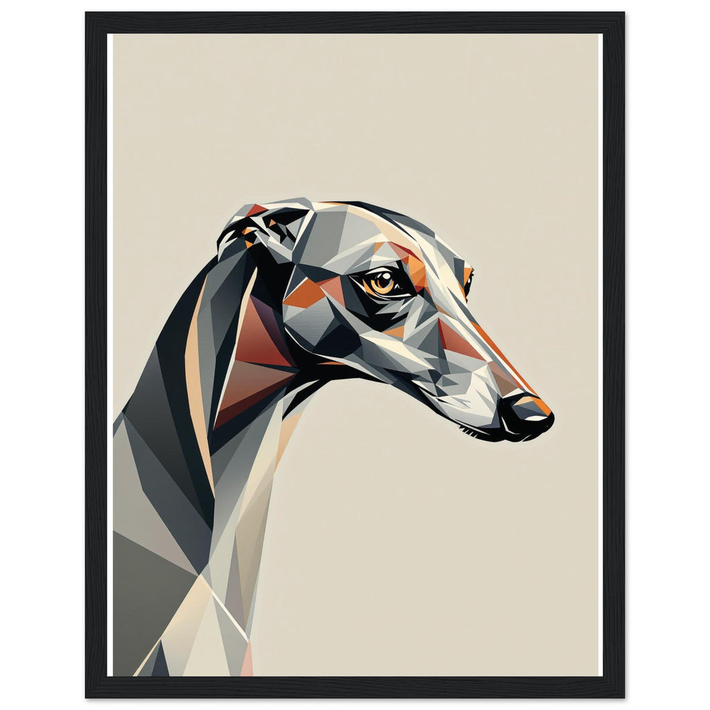 Greyhound Art Deco — Framed Art Print | Wild Thread Co UK