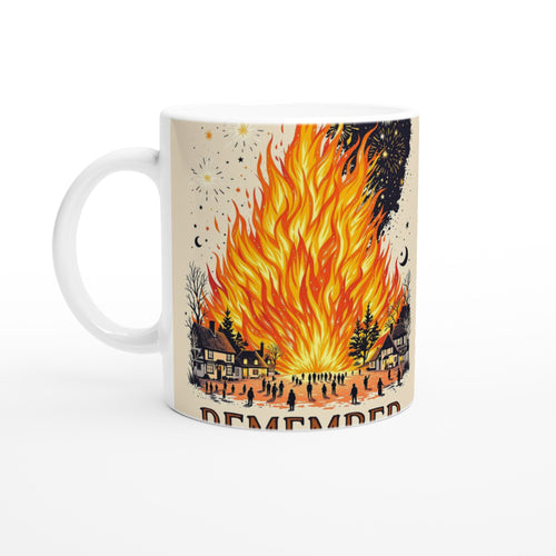 Bonfire Night Village Fire — Mug | Wild Thread Co UK