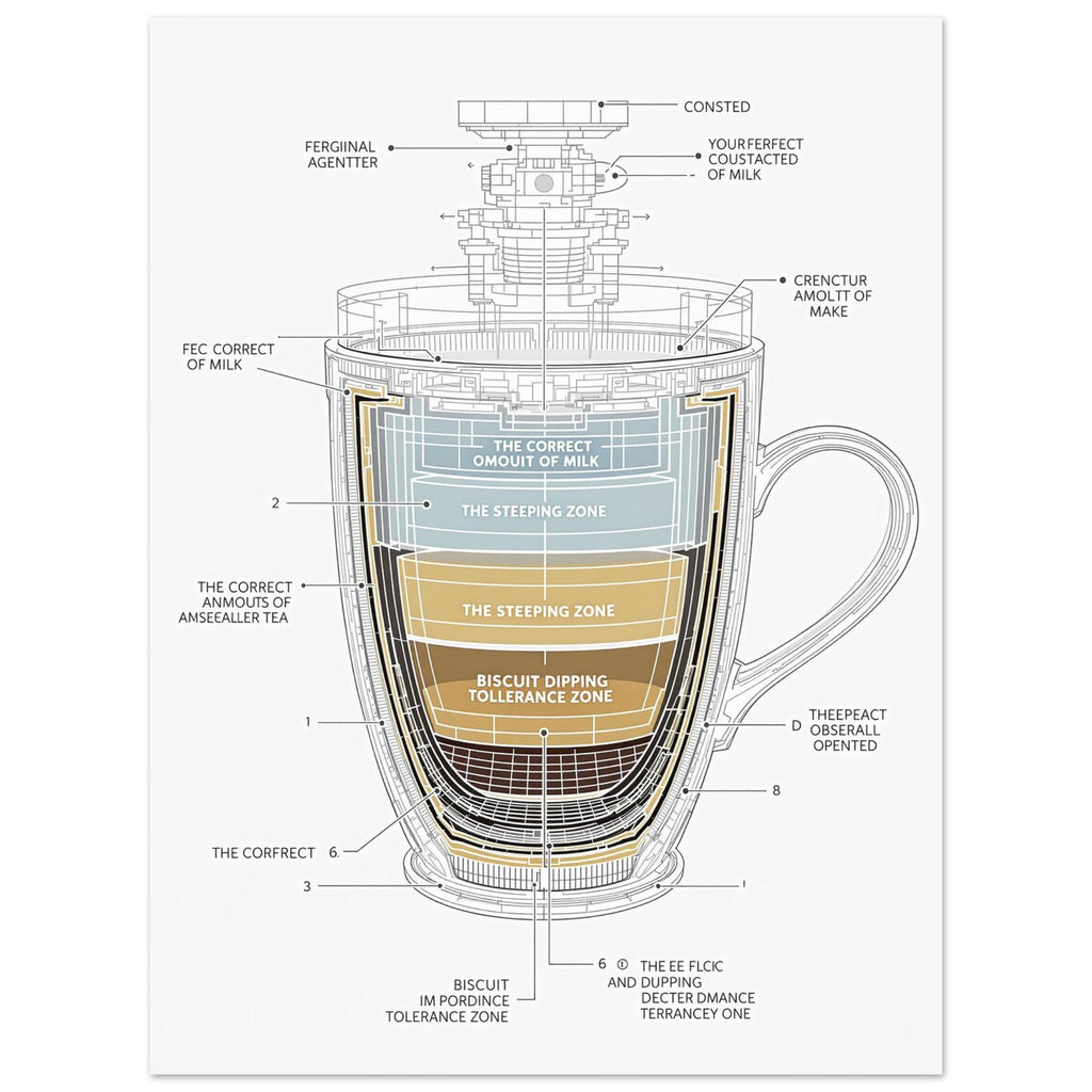 Tea Engineering Cross-Section Art Print Art Print — detail view | Wild Thread Co