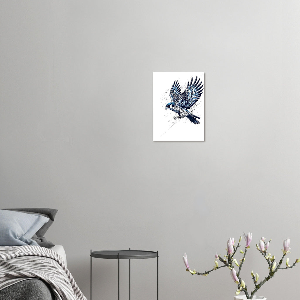 Peregrine Falcon Dive A1 Art Print Art Print — detail view | Wild Thread Co
