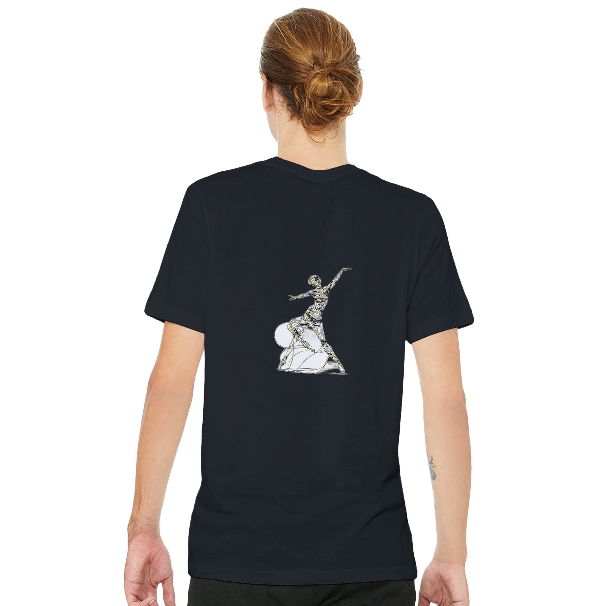 Cassette Tape Dancer T-Shirt — detail view | Wild Thread Co