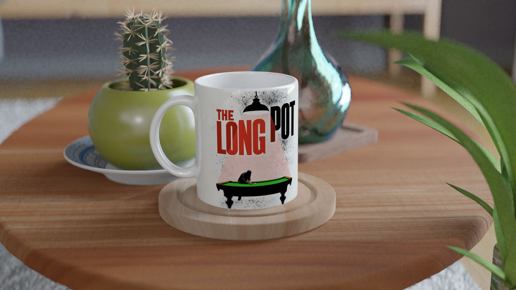 Snooker Hall Film Noir Mug — detail view | Wild Thread Co