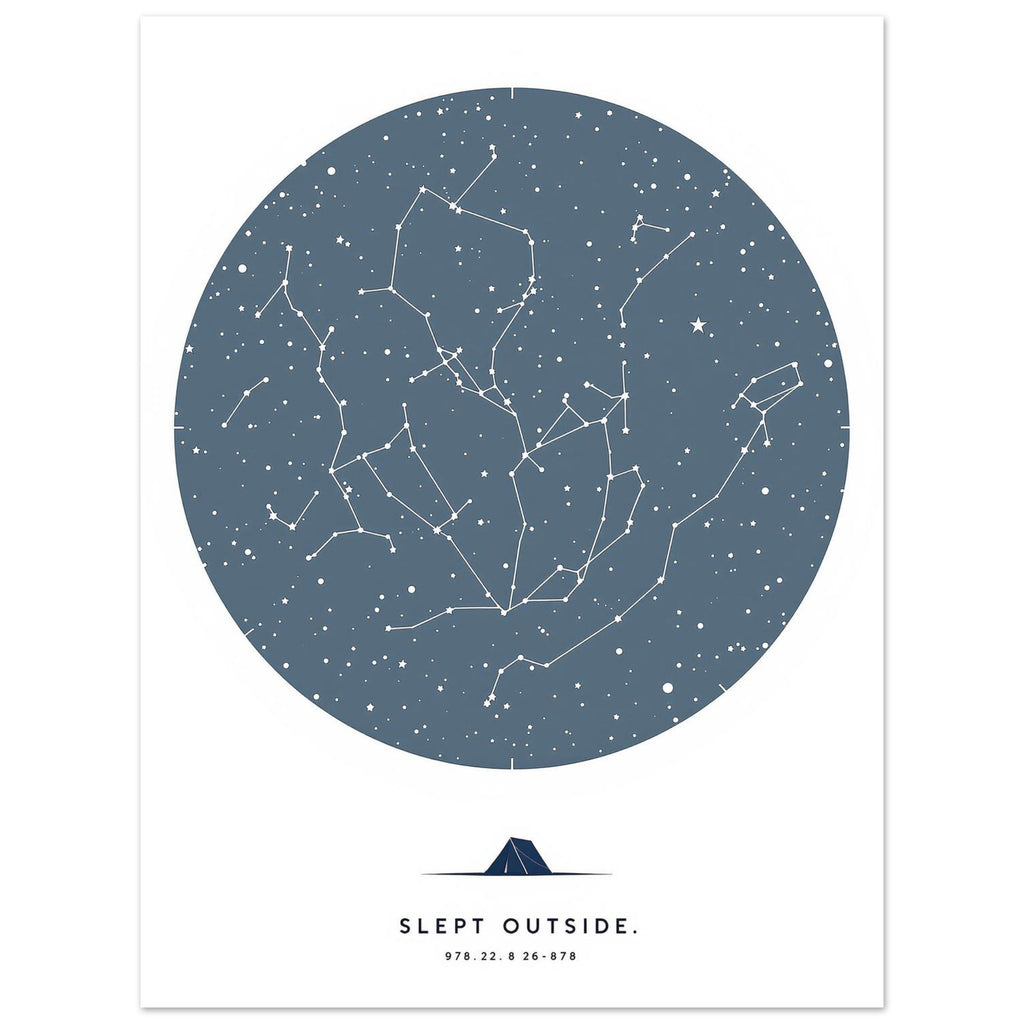 Wild Camping Shirt Art Print Art Print — detail view | Wild Thread Co