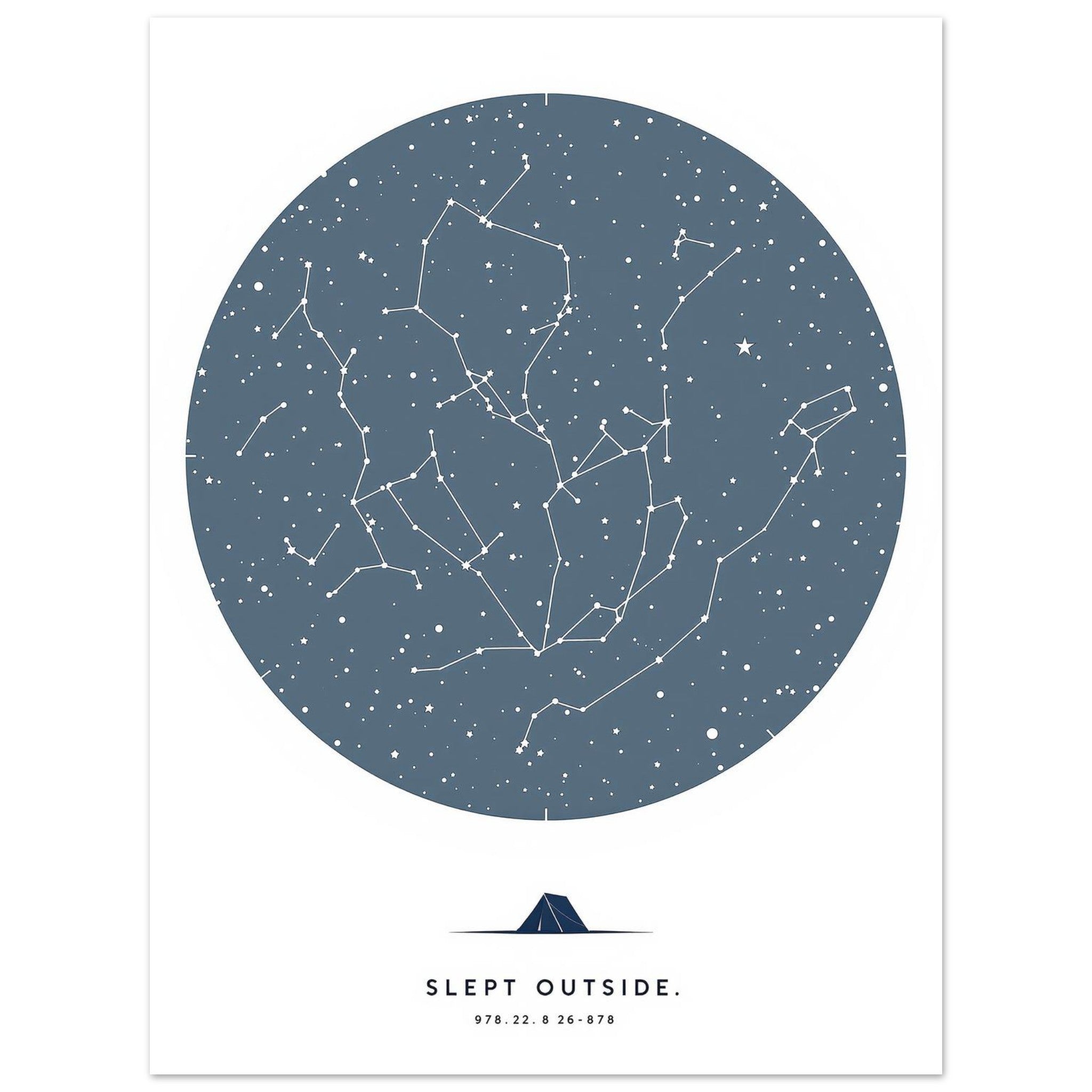 Wild Camping Shirt Art Print Art Print — detail view | Wild Thread Co