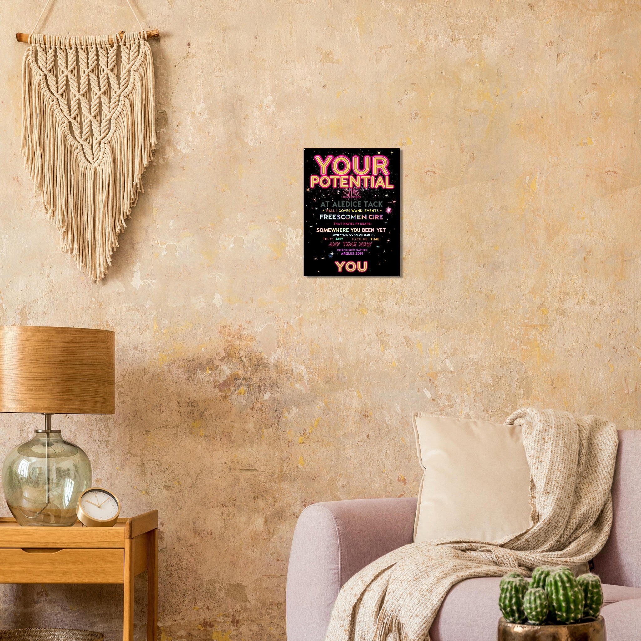 Rave Motivation A1 Art Print Art Print — detail view | Wild Thread Co