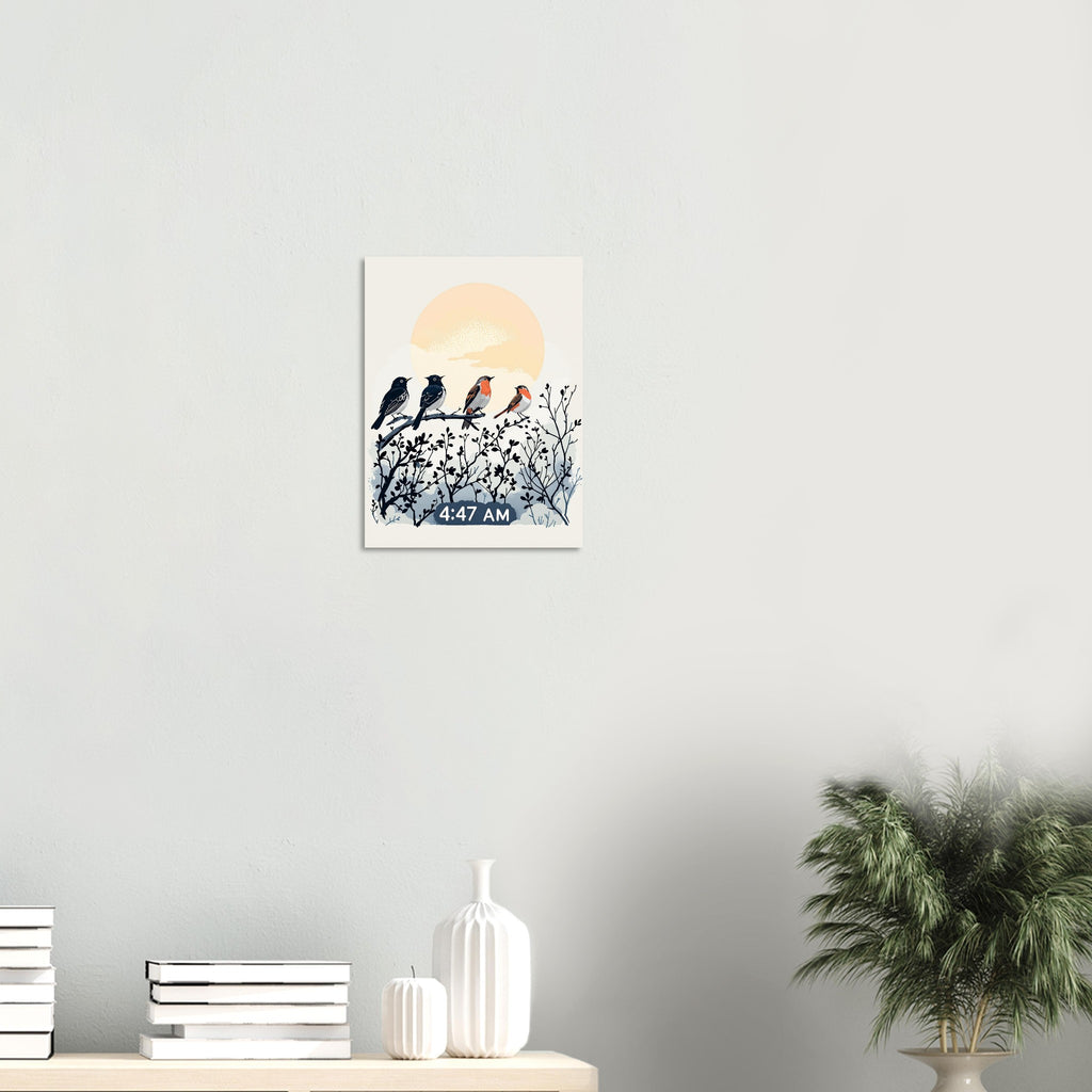 Dawn Chorus Bird Lover Gift Art Print Art Print — detail view | Wild Thread Co