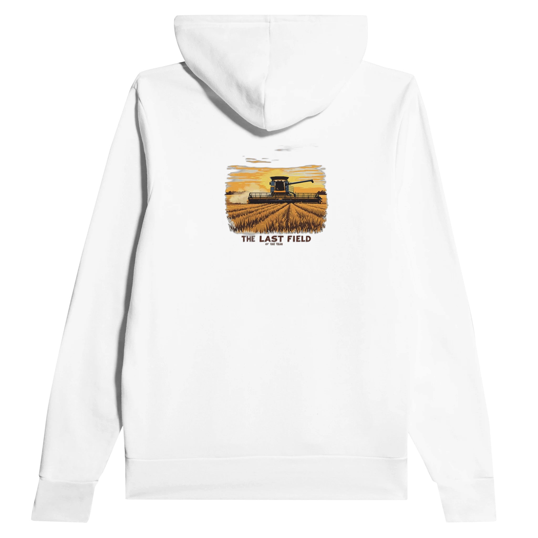 Combine Harvester Dusk Final Field Hoodie — detail view | Wild Thread Co
