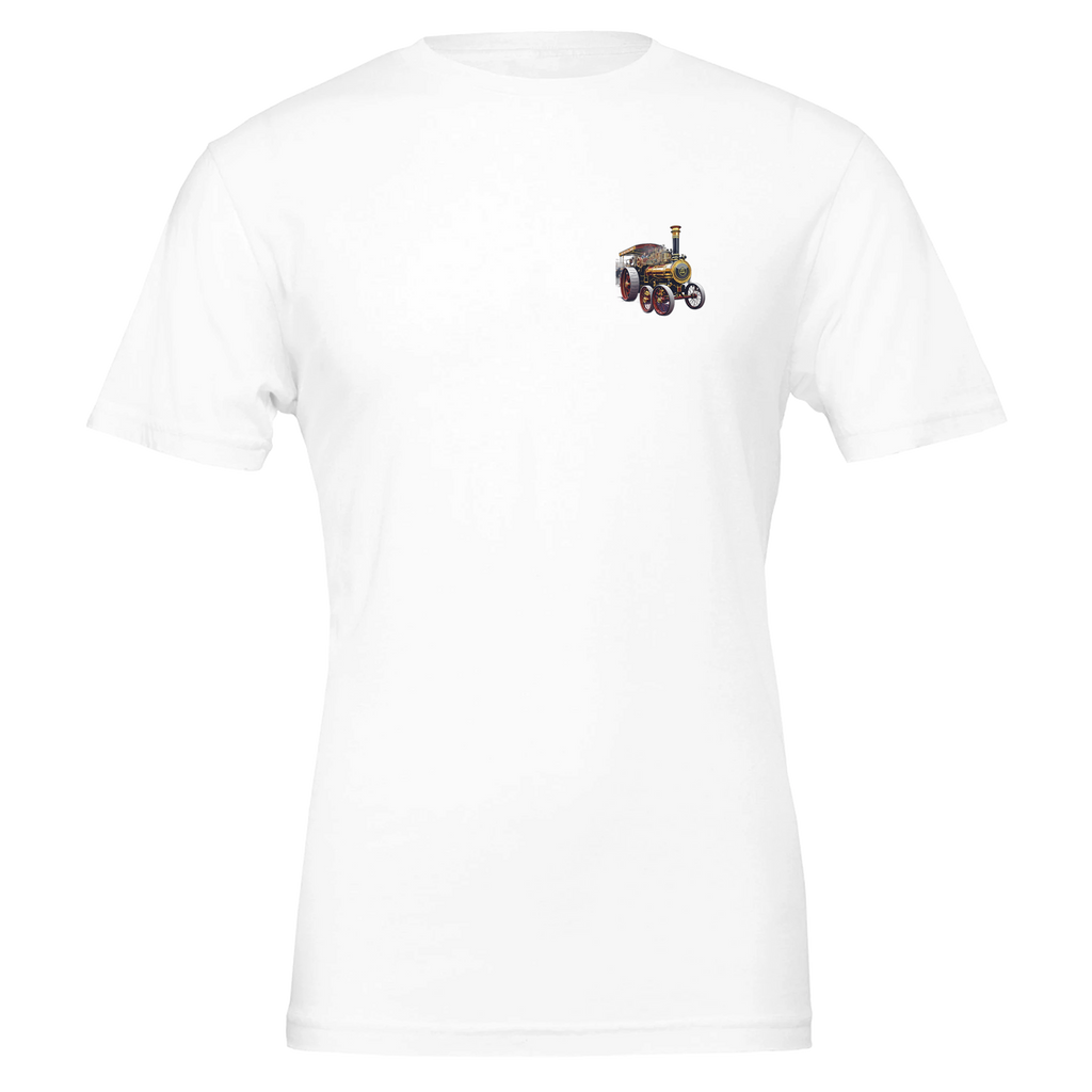 Steam Traction Engine Rally T-Shirt — detail view | Wild Thread Co