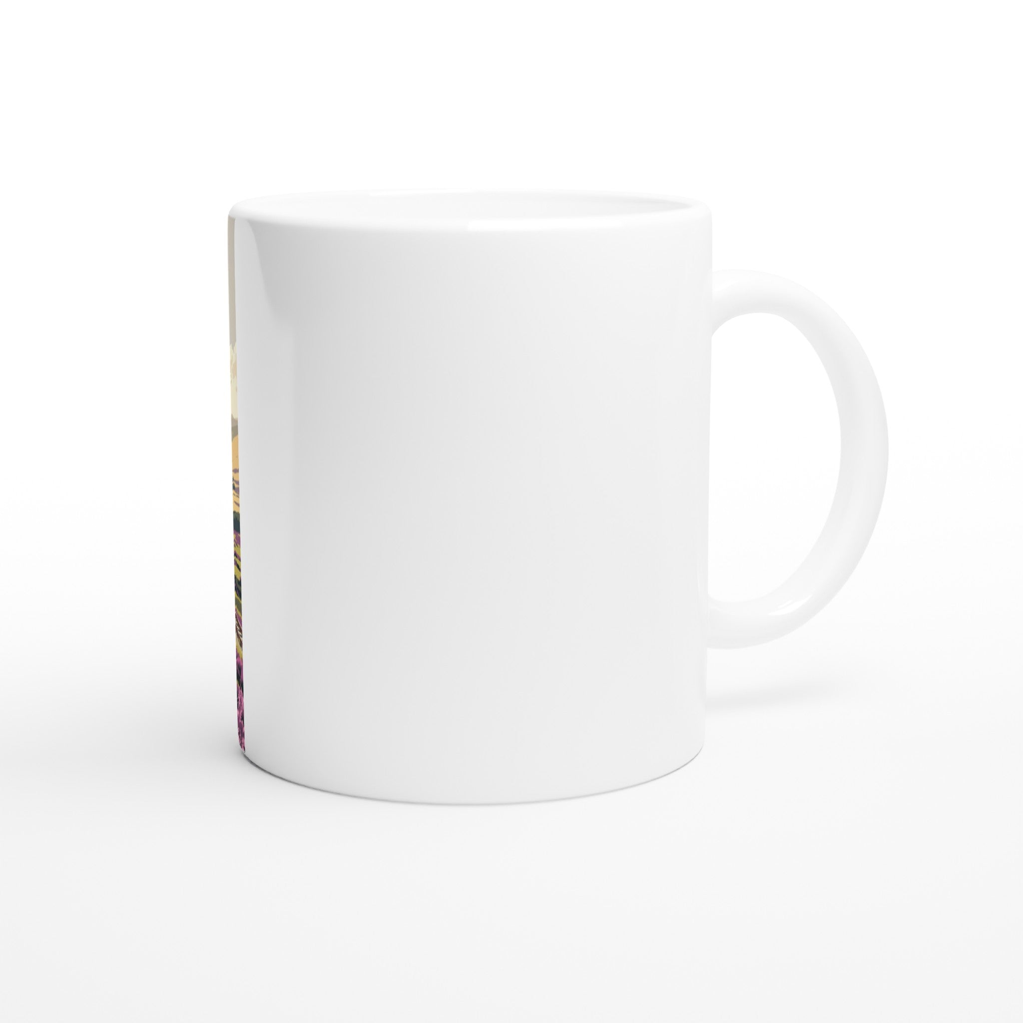 North Yorkshire Moors Steam Railway Mug — detail view | Wild Thread Co