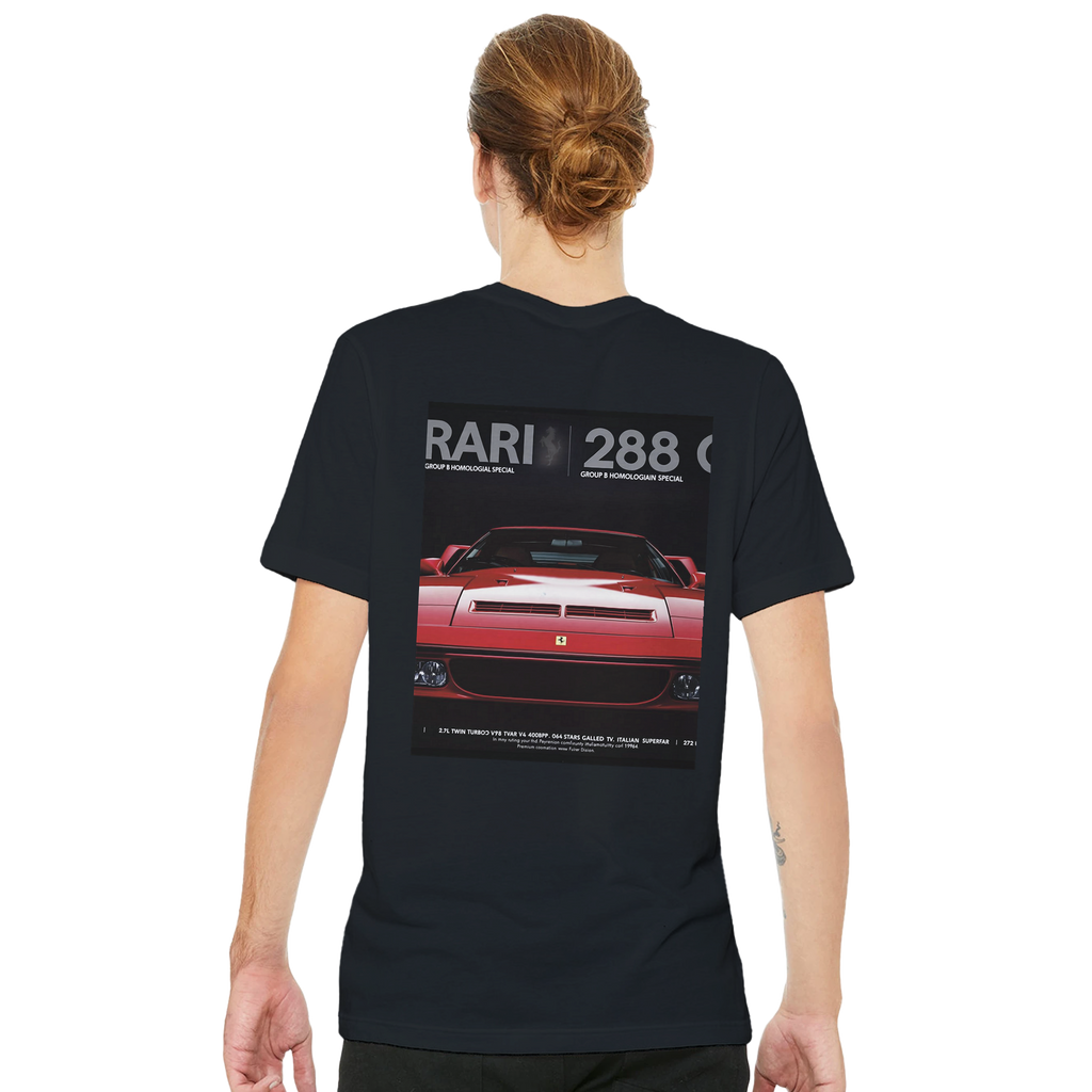 Ferrari 288 Gto Group B Rare T-Shirt — detail view | Wild Thread Co