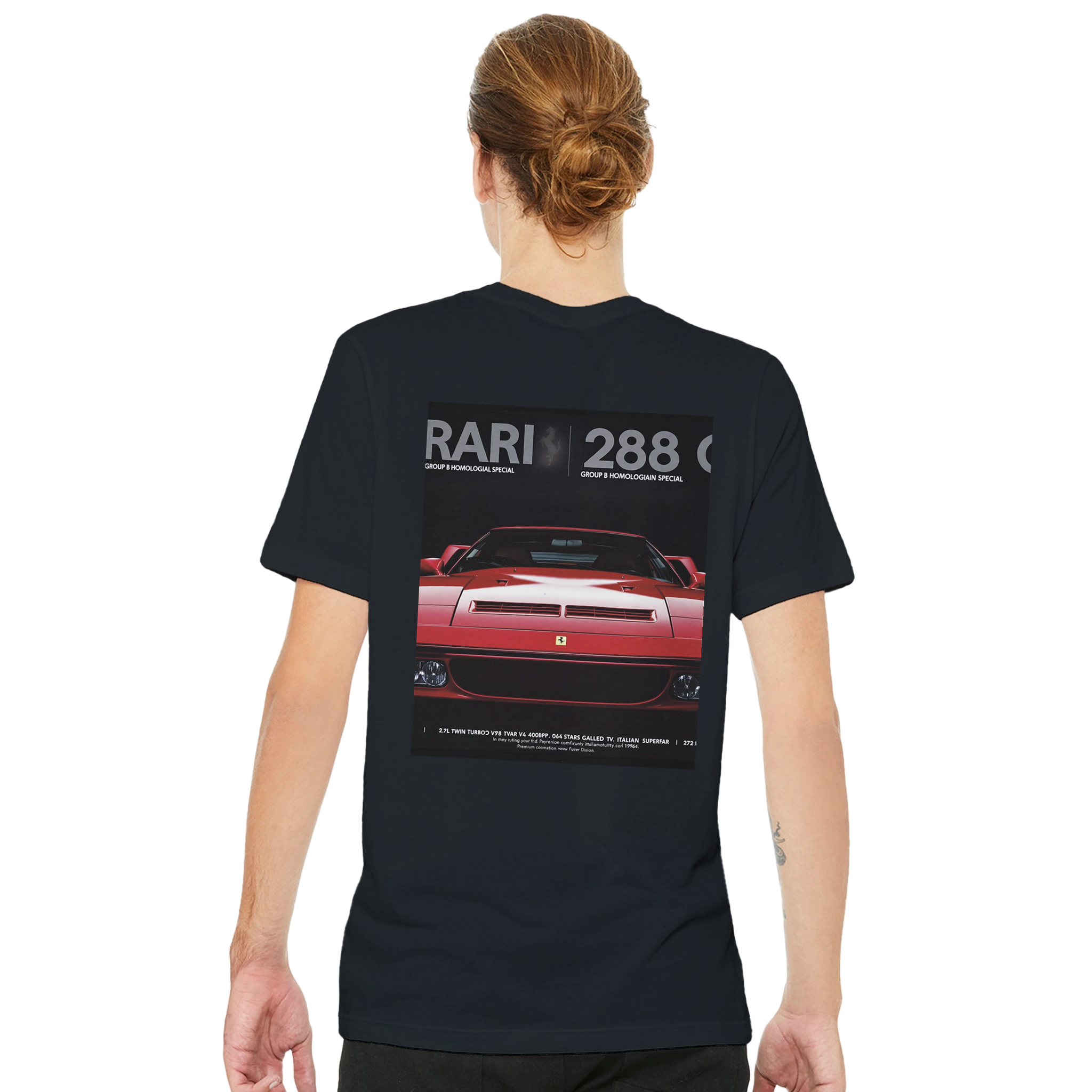 Ferrari 288 Gto Group B Rare T-Shirt — detail view | Wild Thread Co