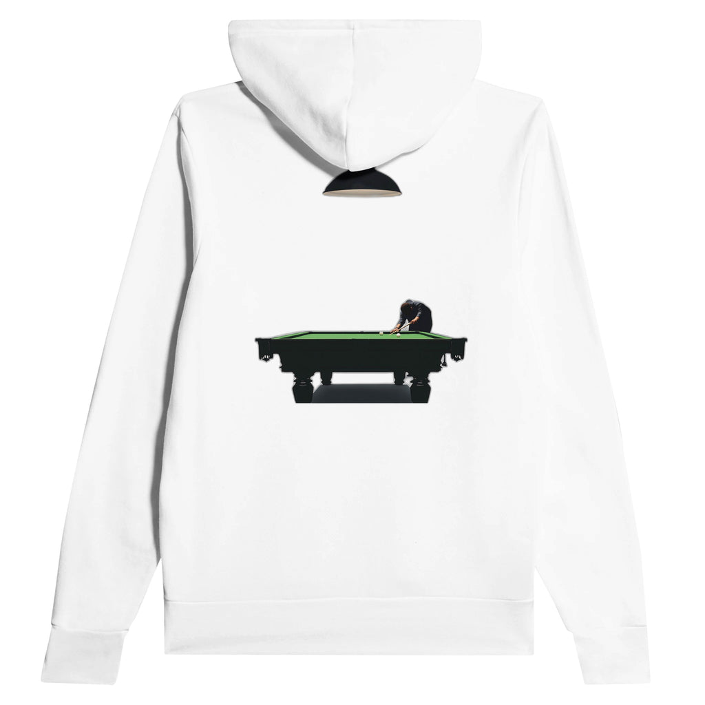 Retro Snooker Hustle Hoodie — detail view | Wild Thread Co
