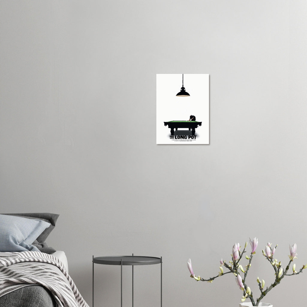 The Long Pot Snooker Shirt Art Print Art Print — detail view | Wild Thread Co