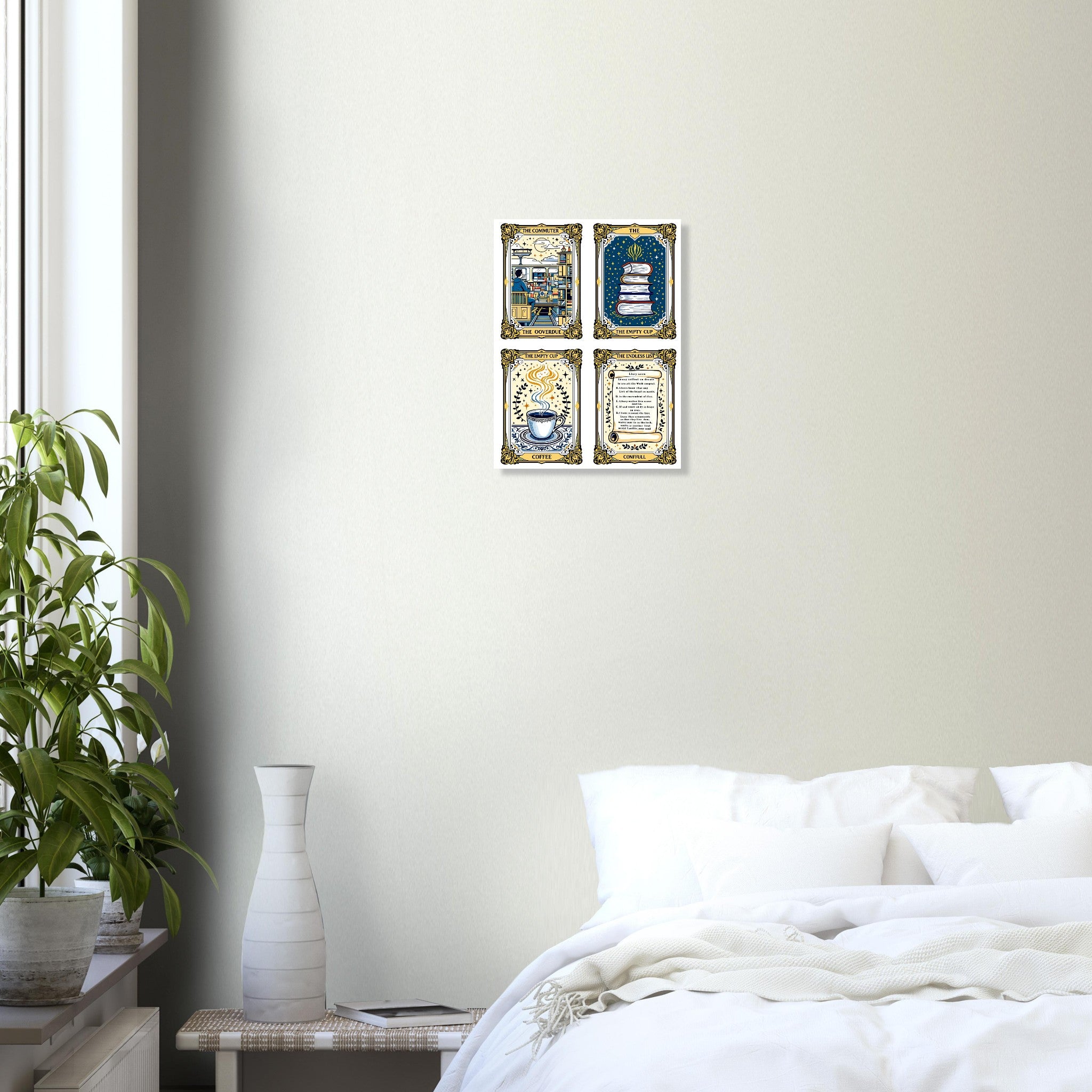 Dark Academia Tarot Card Art Print Poster Wall Art UK — Art Print | Wild Thread Co