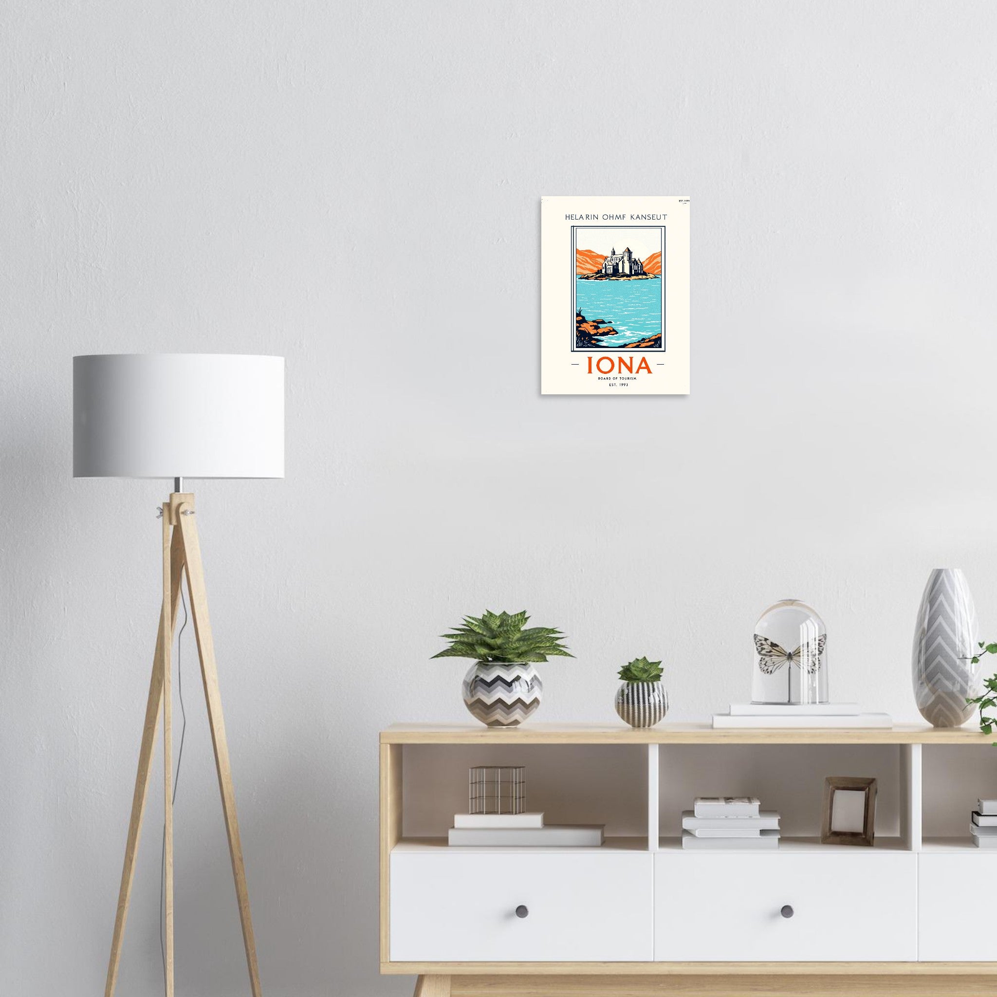 Iona Vintage Travel Poster — Art Print | Wild Thread Co UK