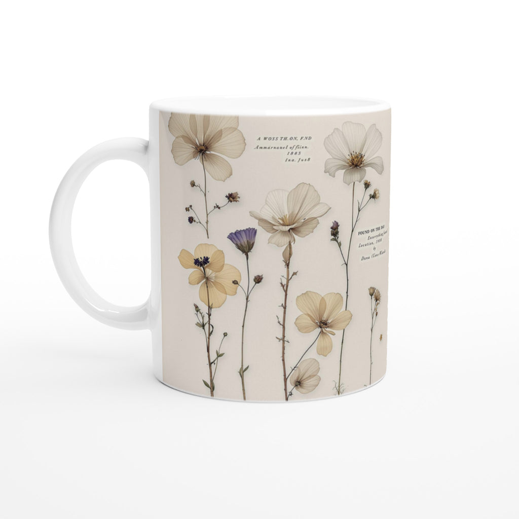 Victorian Pressed Flower Botanical — Mug | Wild Thread Co UK
