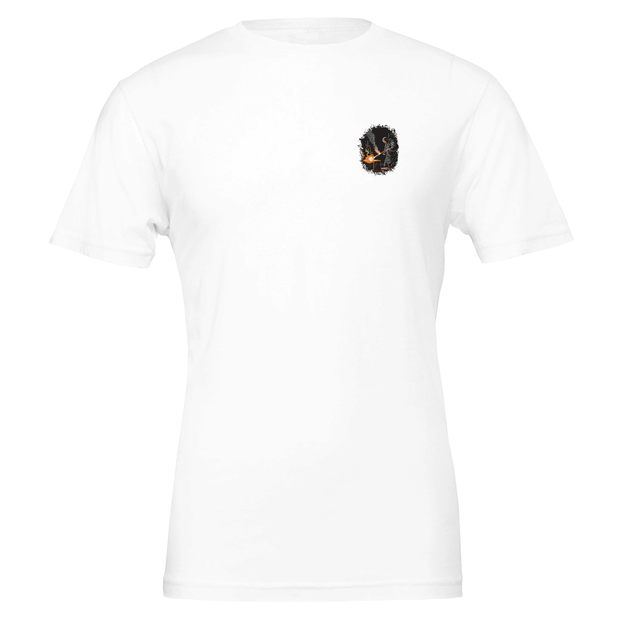 Glass Blower Craft Workshop T-Shirt — detail view | Wild Thread Co