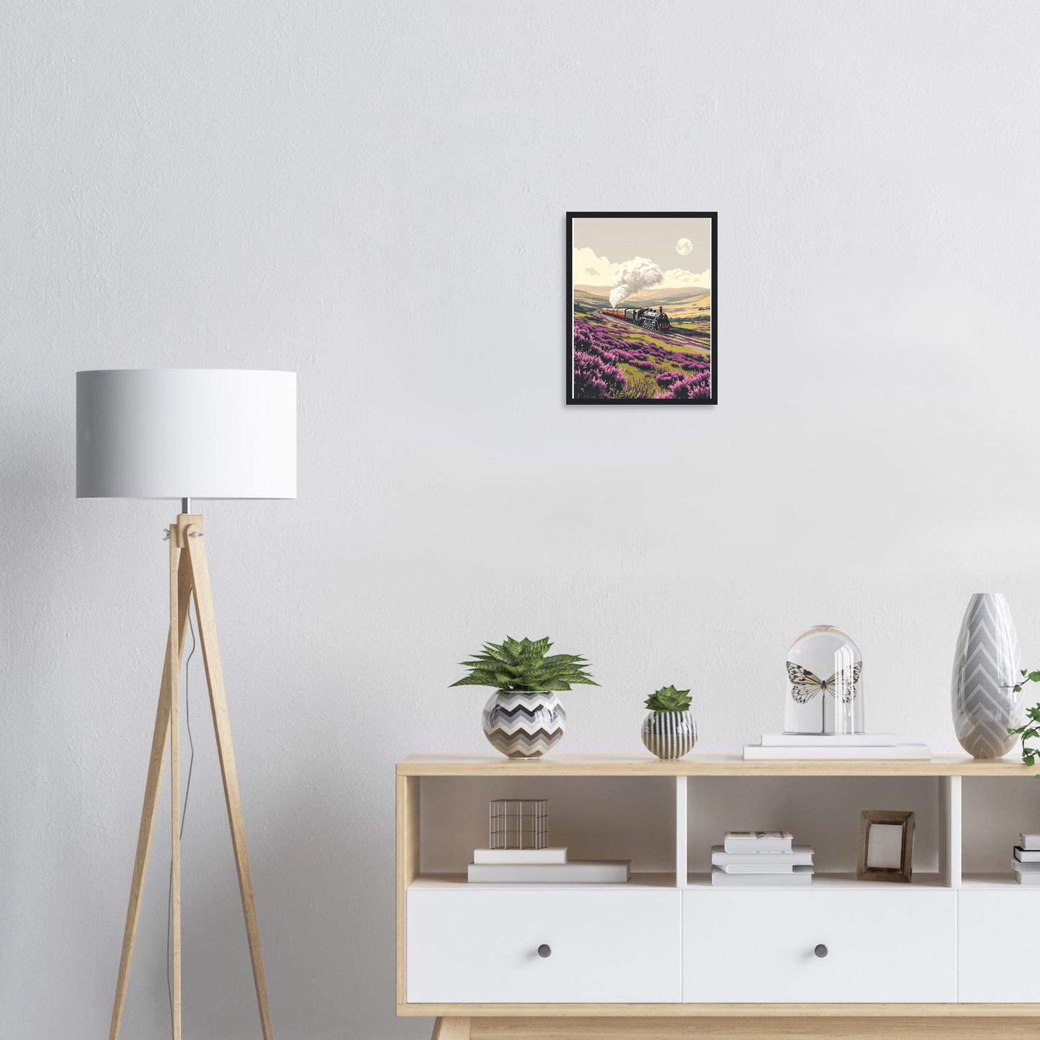North Yorkshire Moors Steam Railway Framed Print — Framed Art Print | Wild Thread Co