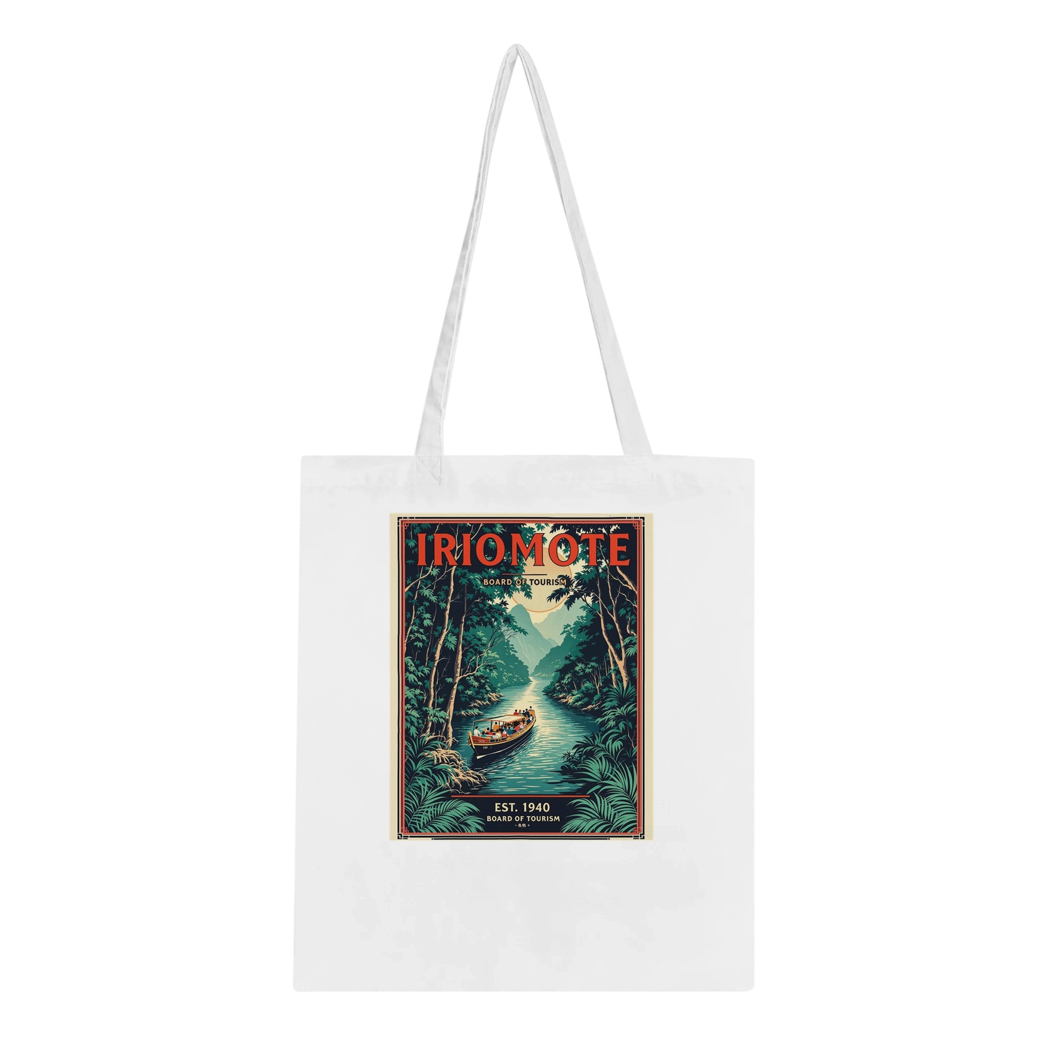 Iriomote Vintage Travel Poster — Tote Bag | Wild Thread Co UK
