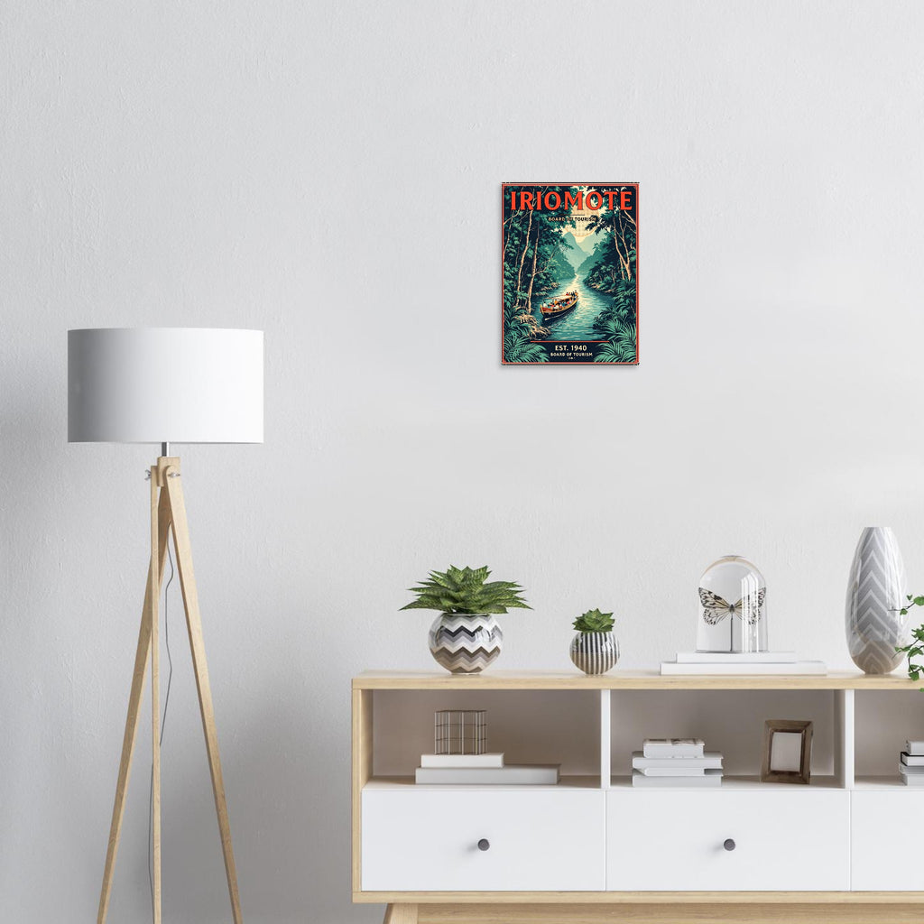 Iriomote Vintage Travel Poster — Art Print | Wild Thread Co UK