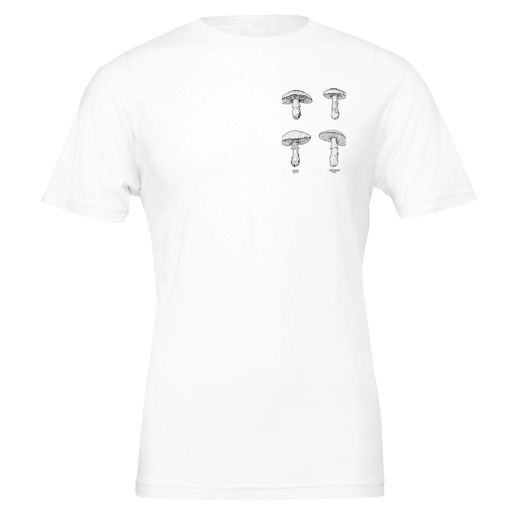 Dark Academia Mushroom Foraging T-Shirt — T-Shirt | Wild Thread Co