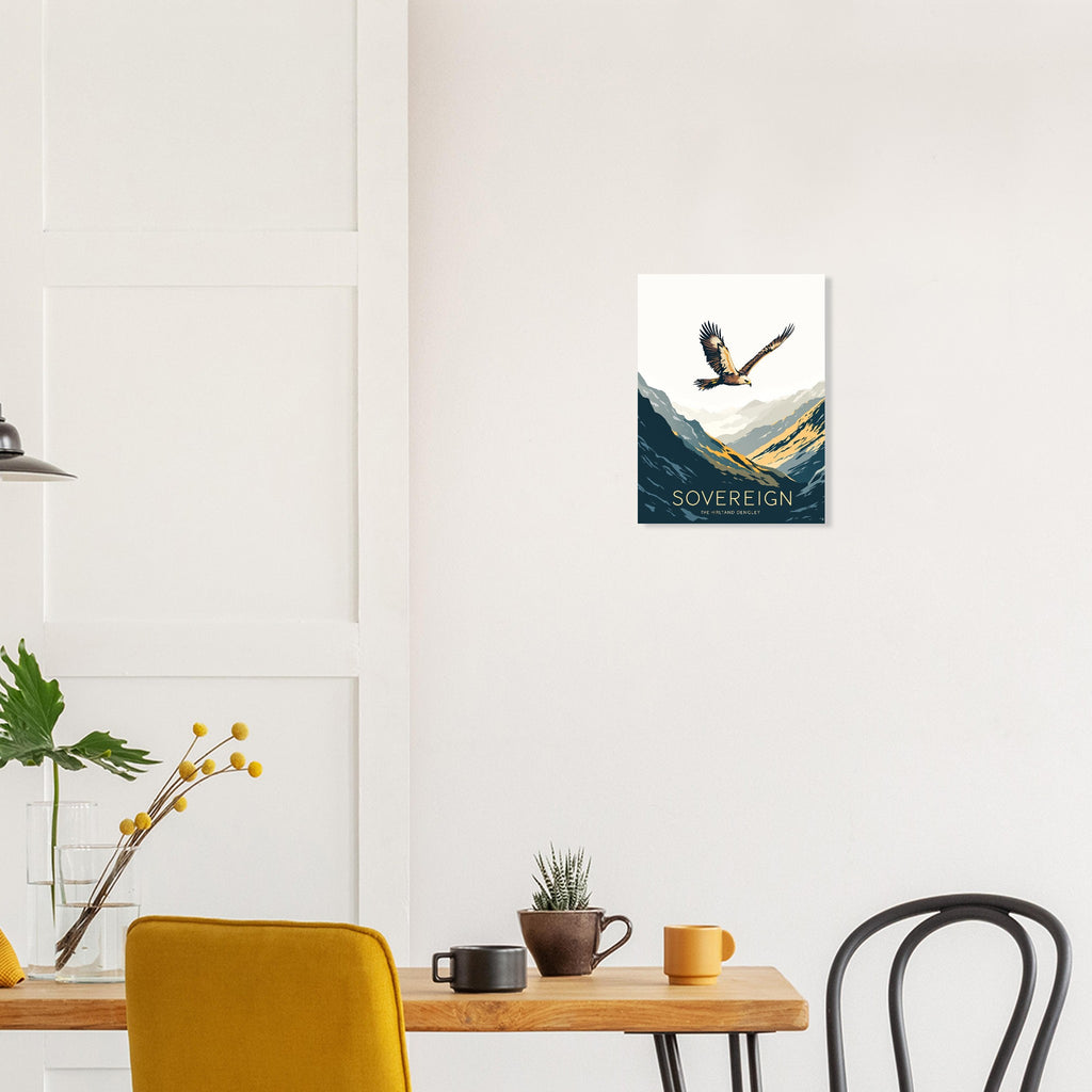 Golden Eagle Scottish Wildlife A1 Art Print Poster Wall Art UK — Art Print | Wild Thread Co