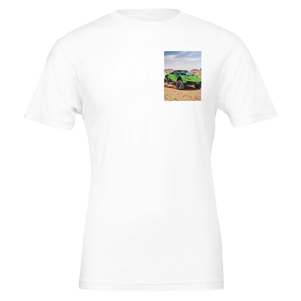 Lamborghini Huracan Sterrato T-Shirt — detail view | Wild Thread Co
