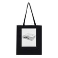 Y2k Minidisc Music Obsessive Tote Bag Cotton Shopper UK Tote Bag — detail view | Wild Thread Co
