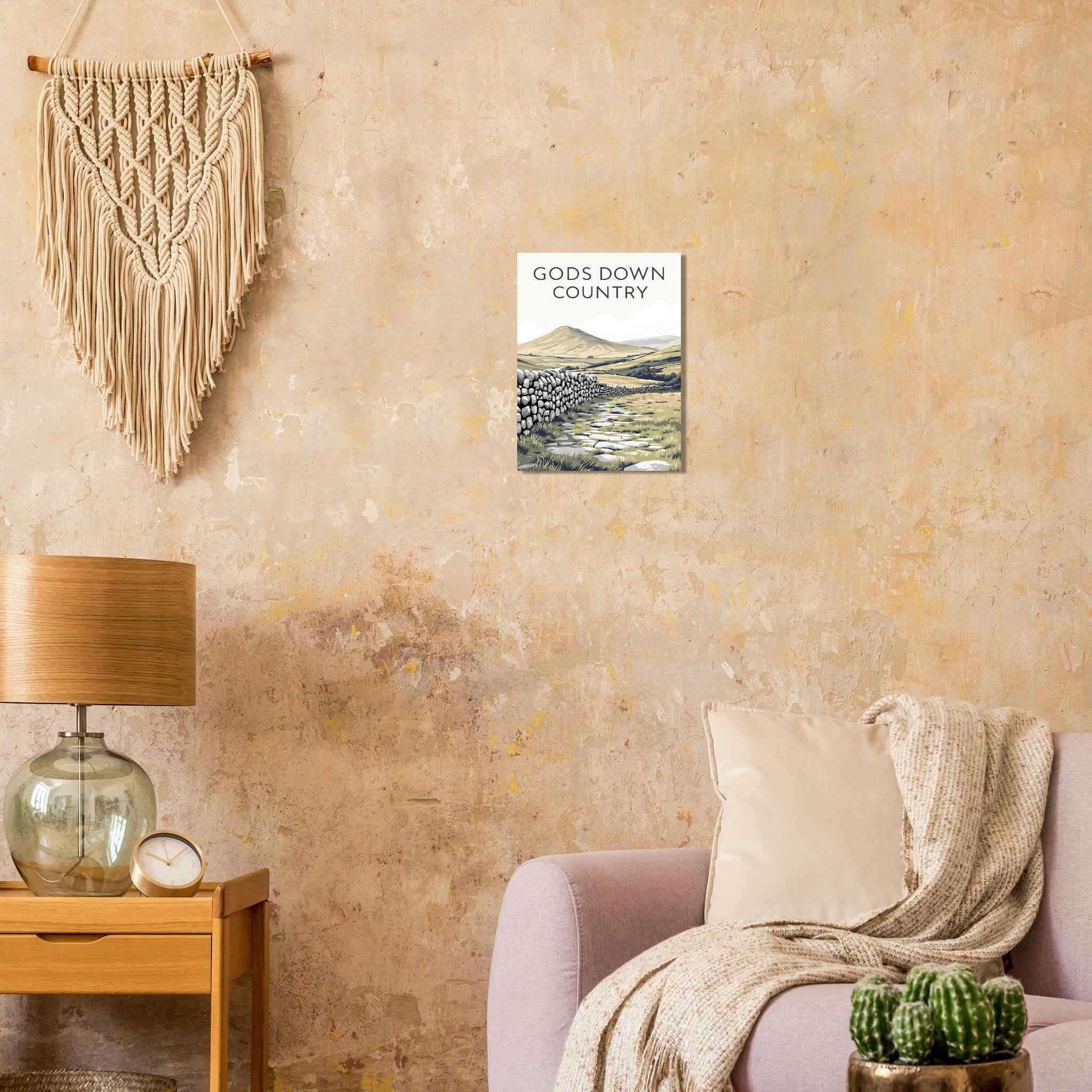 Yorkshire Dales Gods Own Country A1 UK Art Print Art Print — detail view | Wild Thread Co