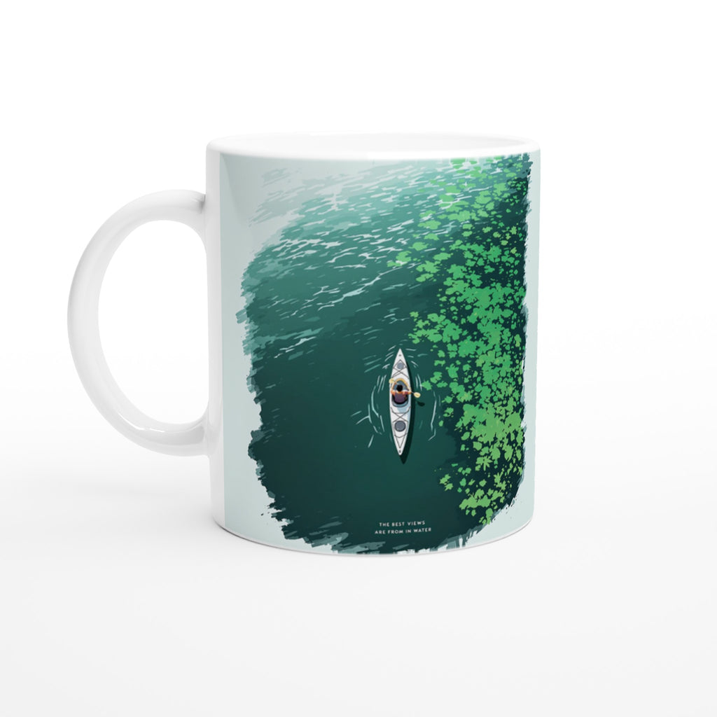 Sea Kayaking Aerial — Mug | Wild Thread Co UK