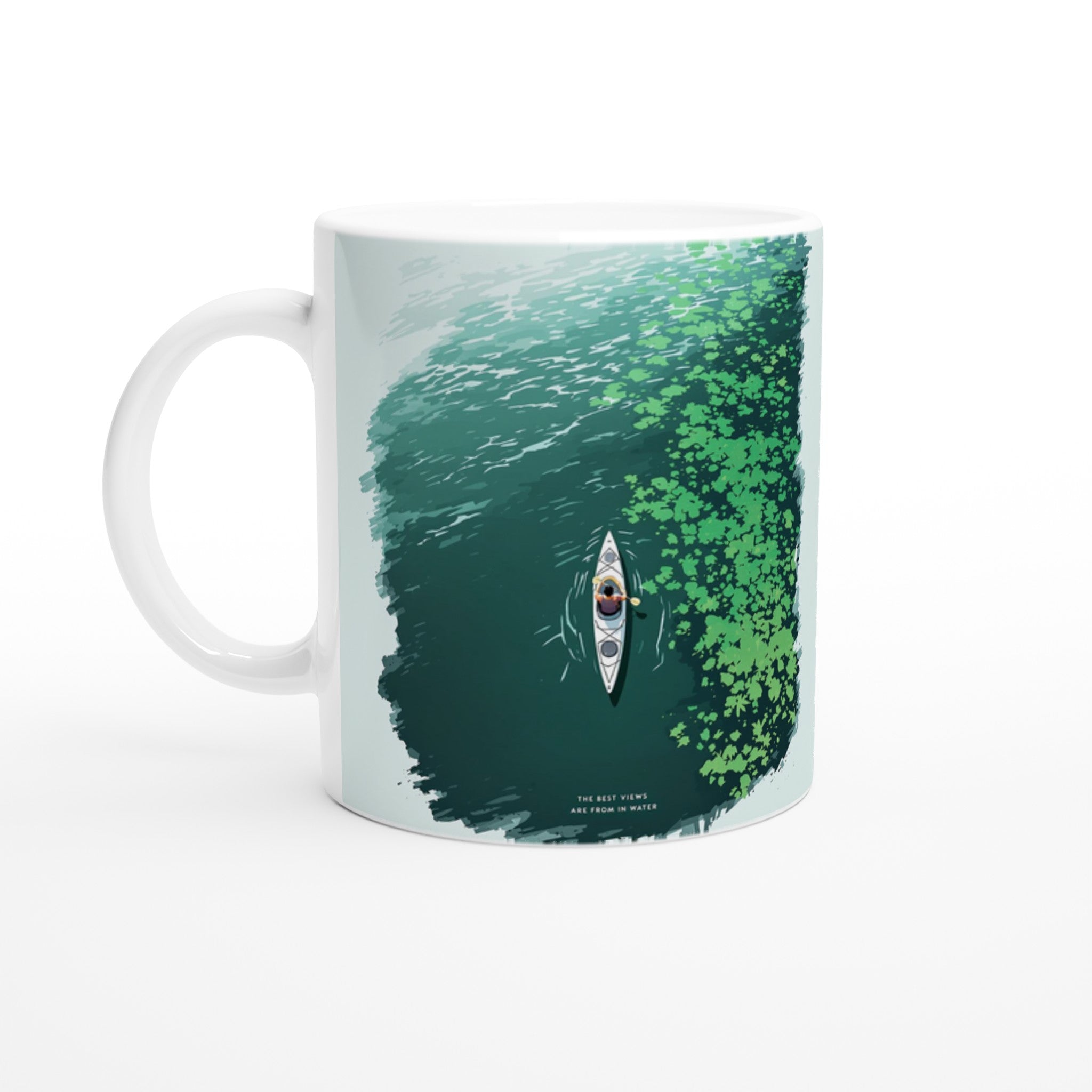Sea Kayaking Aerial — Mug | Wild Thread Co UK