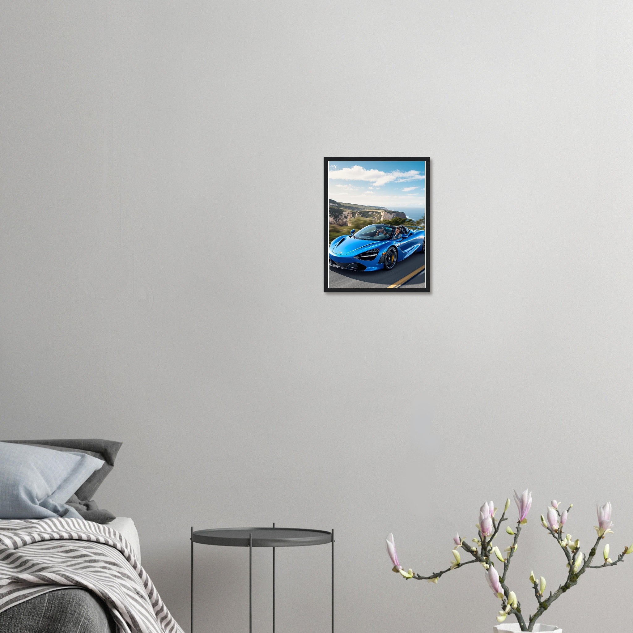 Mclaren 720s Spider Framed Art Print — detail view | Wild Thread Co