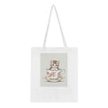 Cat And Teacup Tote Bag Cotton Shopper UK — Tote Bag | Wild Thread Co