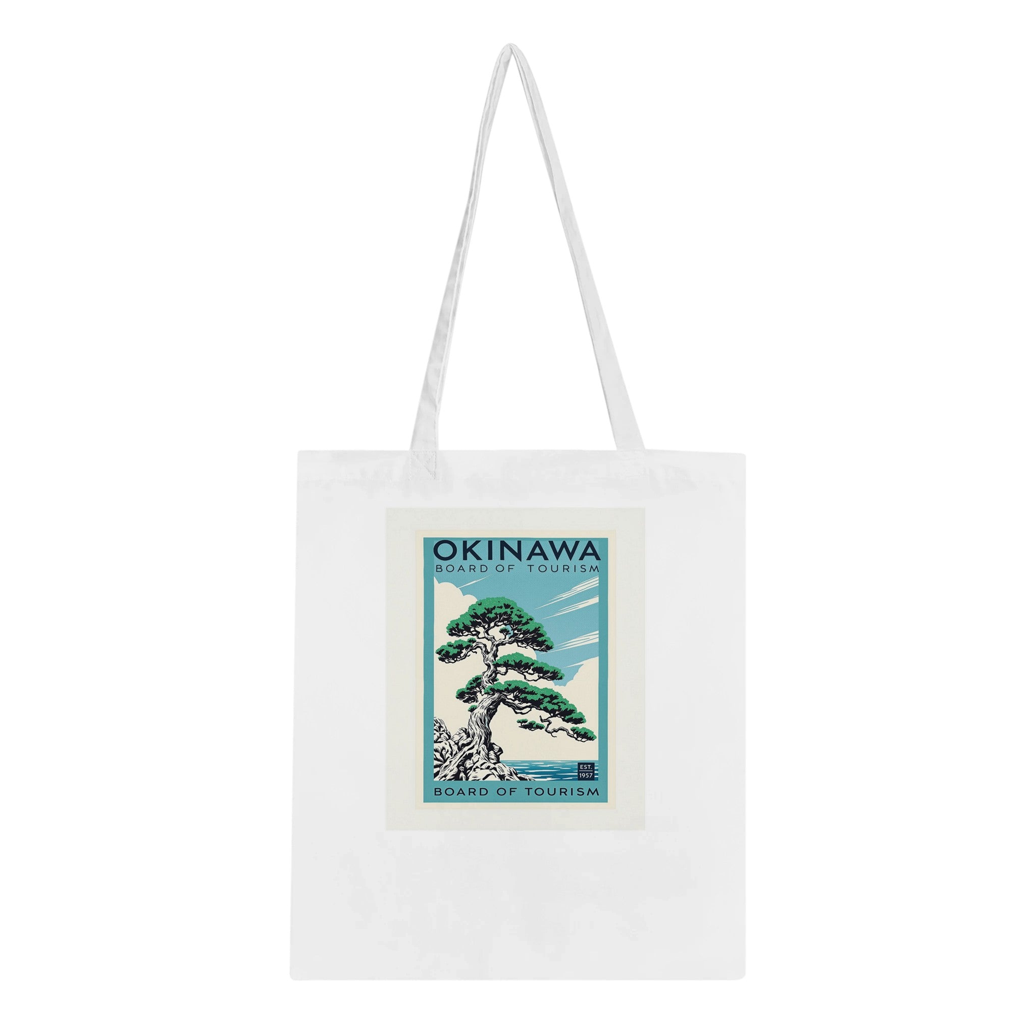 Okinawa Vintage Travel Poster — Tote Bag | Wild Thread Co UK