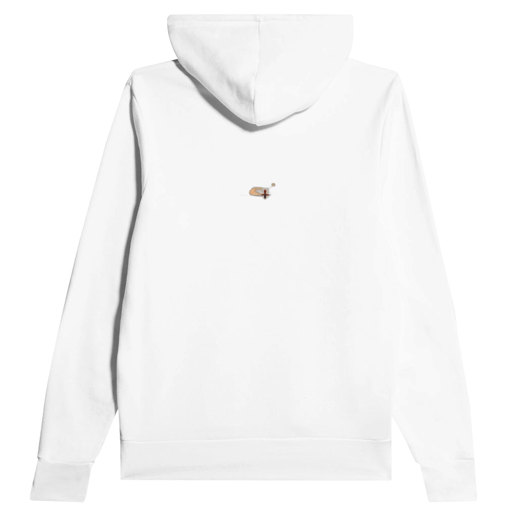 Open Water Dawn Swim Hoodie — detail view | Wild Thread Co