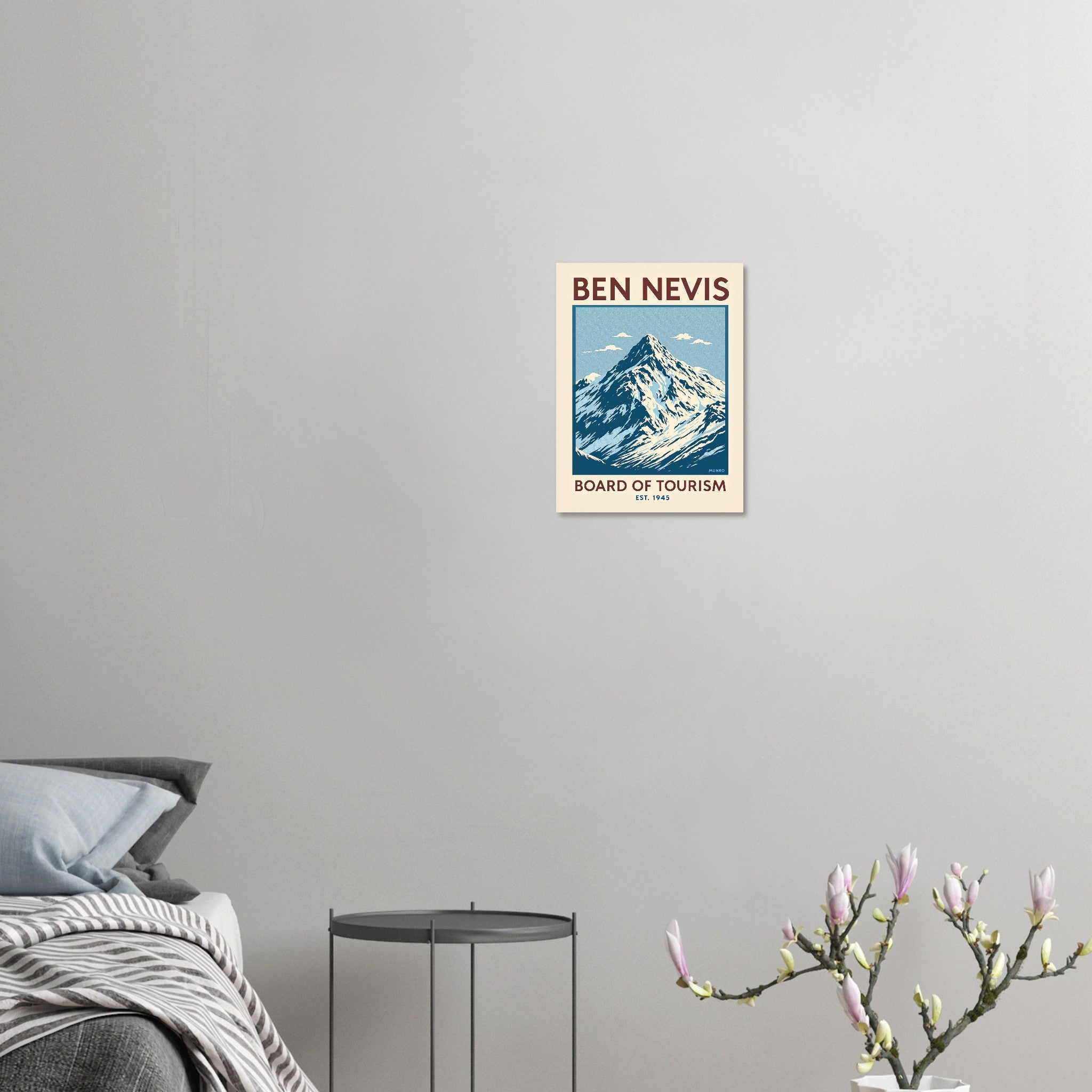 Ben Nevis Vintage Travel Poster — Art Print | Wild Thread Co