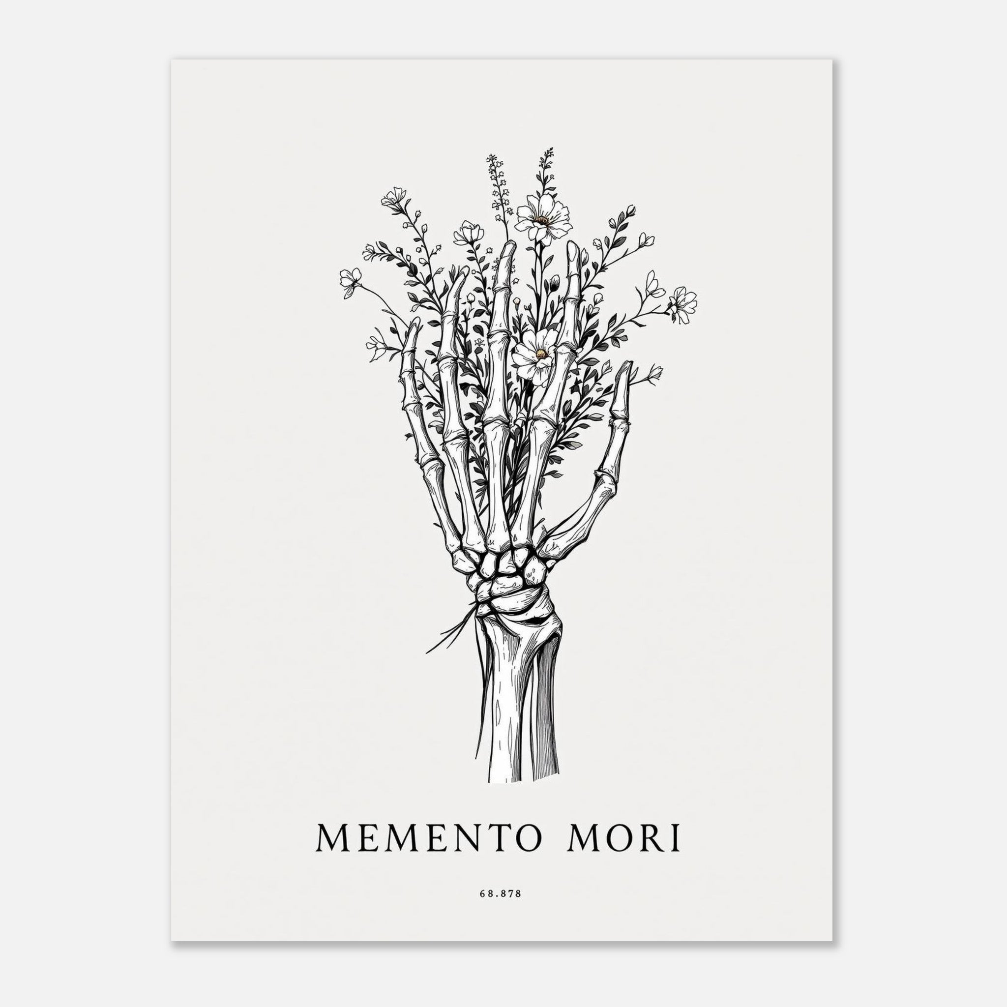 Dark Academia Skeleton Anatomy Memento Mori Gothic Animal Lover Gift UK T-Shirt — T-Shirt | Wild Thread Co