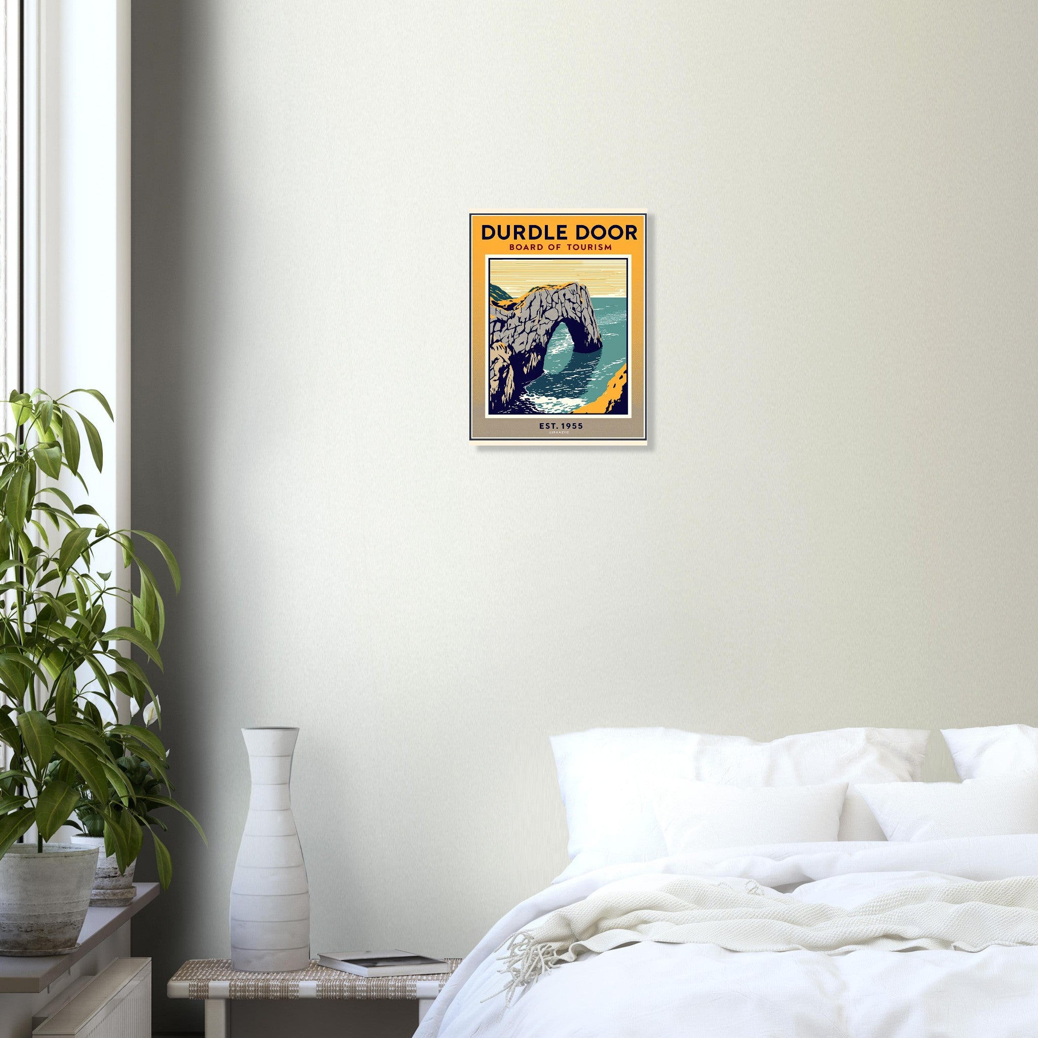 Durdle Door Vintage Travel Poster — Art Print | Wild Thread Co