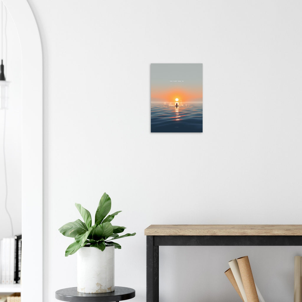 Dawn Swimmer Art Print Art Print — detail view | Wild Thread Co