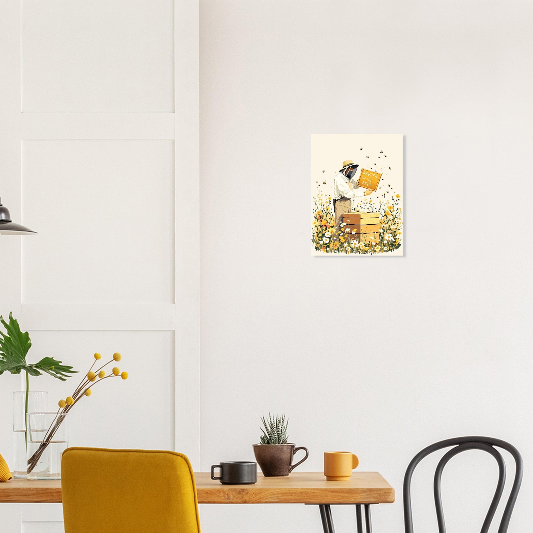 Beekeeper Gift Art Print Art Print — detail view | Wild Thread Co