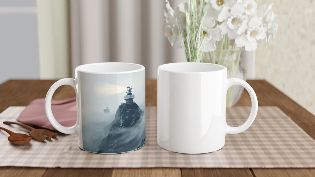 Coastal Fog Horn Headland Ship Mug Coffee Tea Ceramic 11oz — Mug | Wild Thread Co